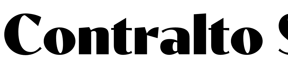 Contralto-Small-Black font family download free