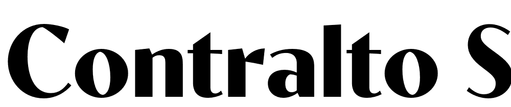 Contralto-Small-Bold font family download free