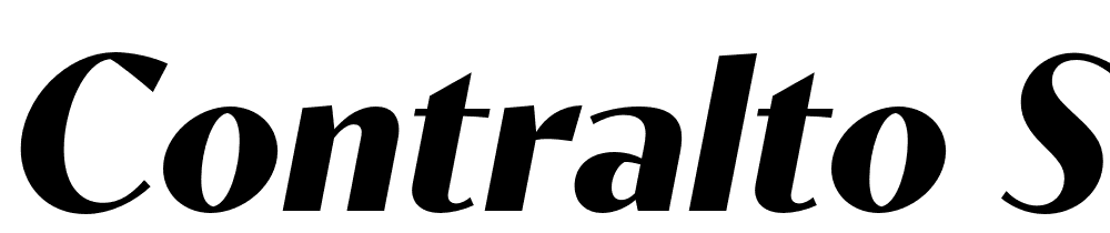 Contralto-Small-Bold-Italic font family download free