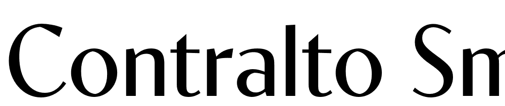 Contralto-Small-Regular font family download free