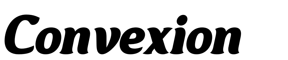 Convexion font family download free