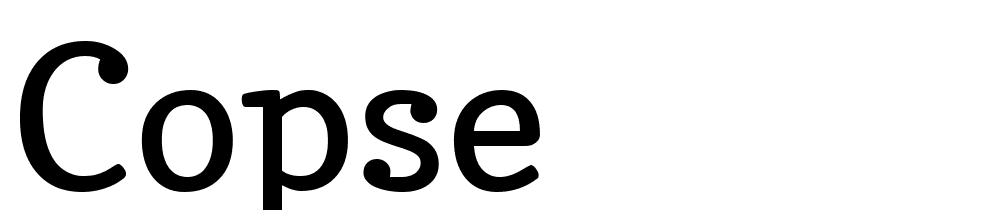 copse font family download free