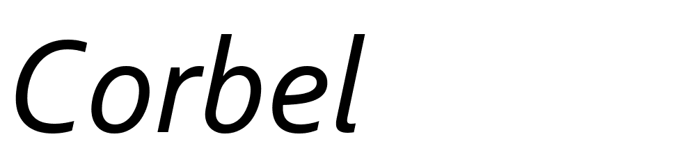 Corbel font family download free