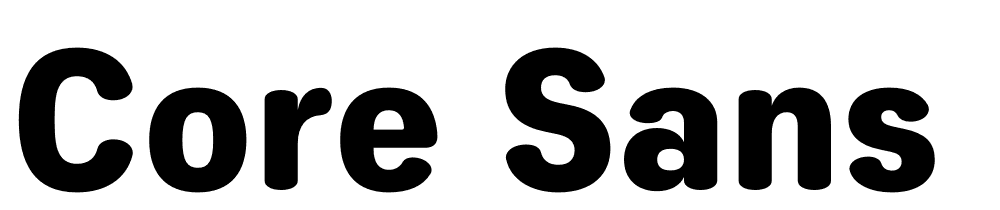 Core Sans Es font family download free