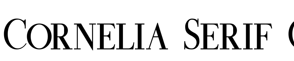 Cornelia-Serif-Cornelia font family download free