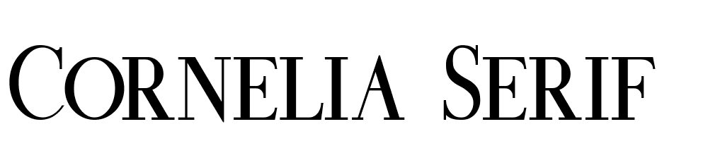 cornelia-serif font family download free