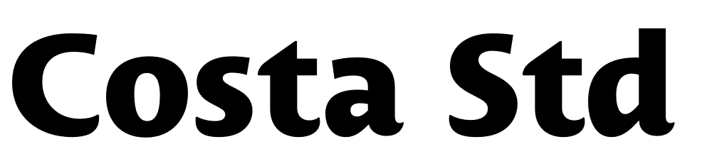 Costa-Std-ExtraBold font family download free