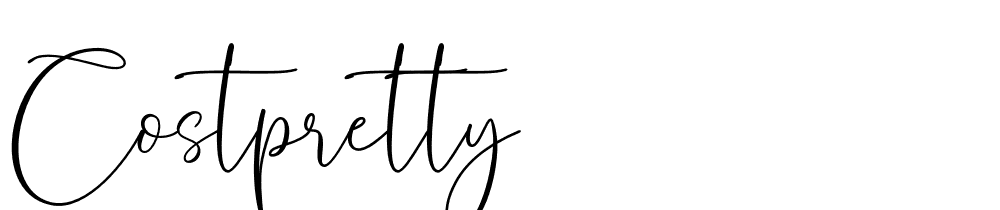 costpretty font family download free