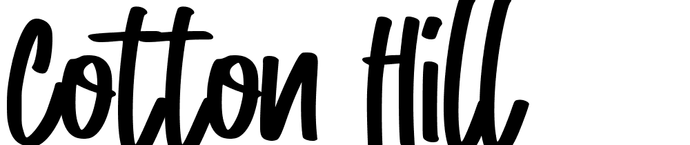 Cotton Hill font family download free