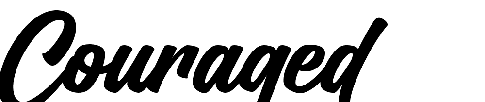 Couraged font family download free