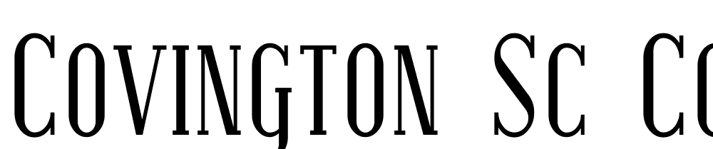 Covington-SC-Cond font family download free