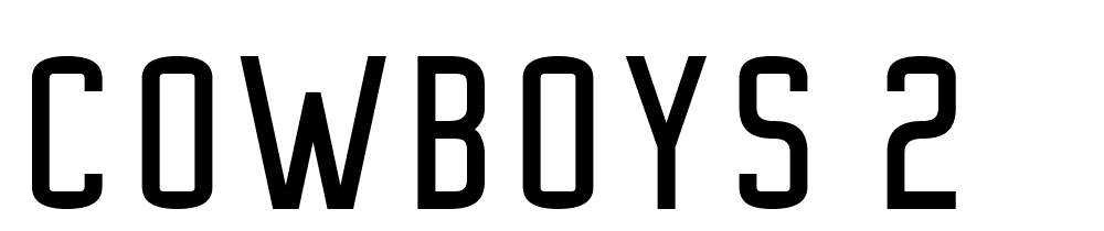 cowboys_2 font family download free