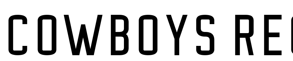 Cowboys-Regular font family download free