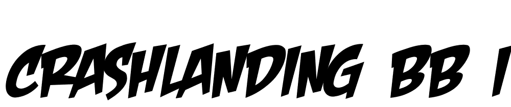 CrashLanding-BB-Italic font family download free