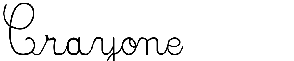 CrayonE font family download free