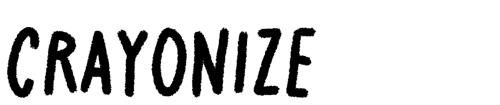 Crayonize font family download free