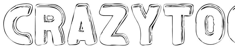 Crazytoon-Demo-Outline font family download free