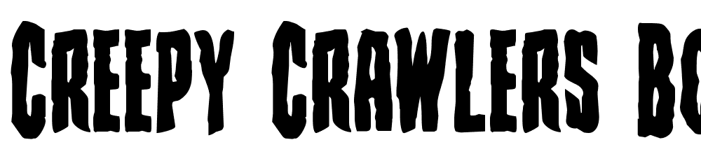 Creepy-Crawlers-Bold font family download free