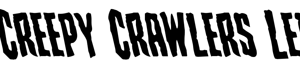 Creepy-Crawlers-Leftalic font family download free