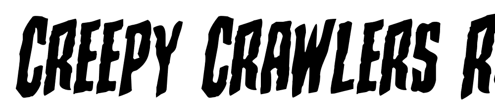 Creepy-Crawlers-Rotalic font family download free