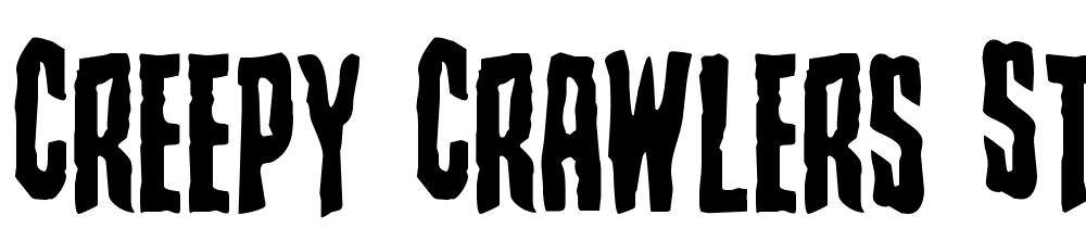 Creepy-Crawlers-Staggered font family download free