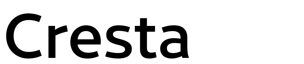 Cresta font family download free