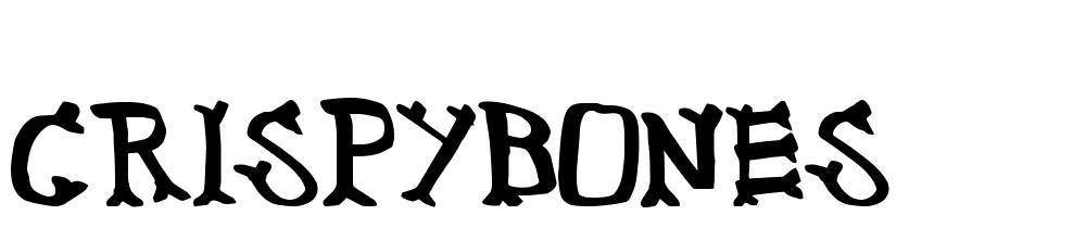 CrispyBones font family download free
