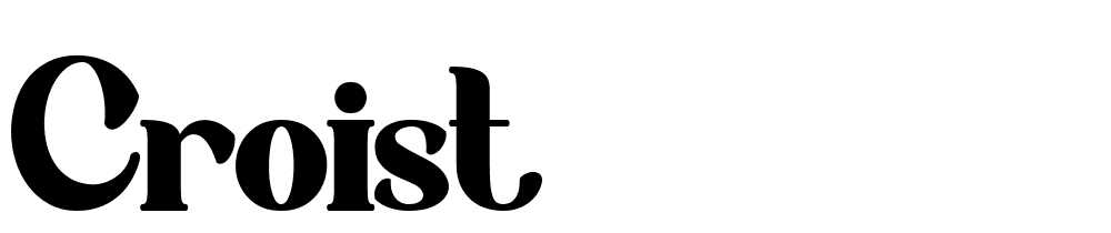 croist font family download free