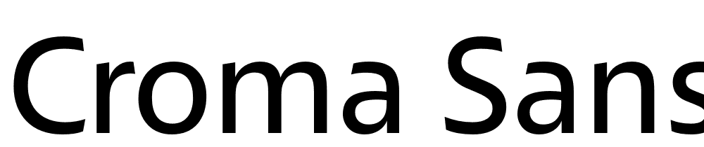 Croma-Sans-Regular font family download free