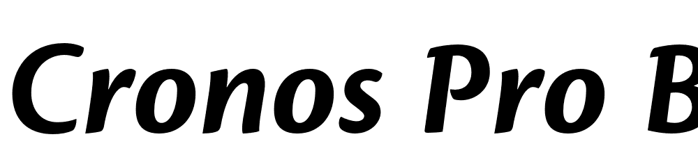 Cronos-Pro-Bold-Subhead-Italic font family download free