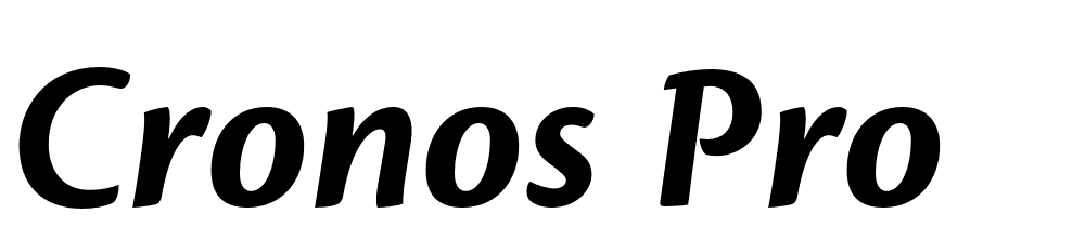 Cronos Pro font family download free