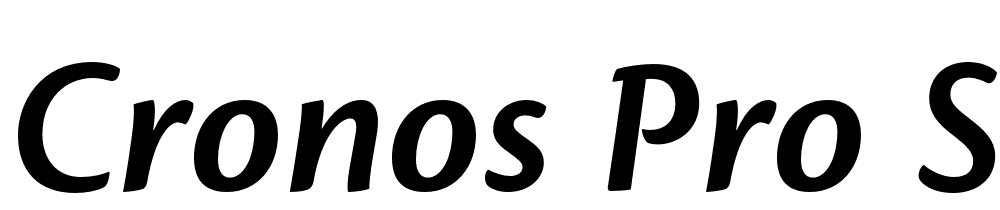 Cronos-Pro-Semibold-Italic font family download free