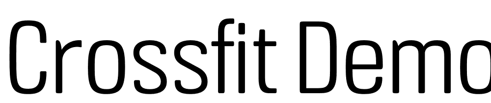 crossfit-demo font family download free