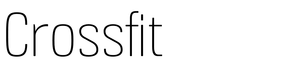 crossfit font family download free