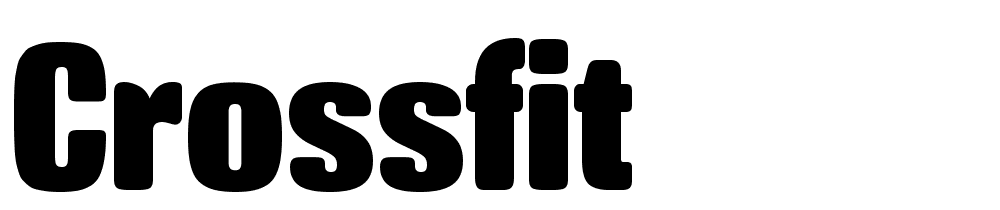 Crossfit font family download free