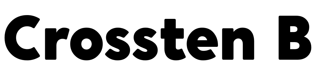 Crossten-Black font family download free