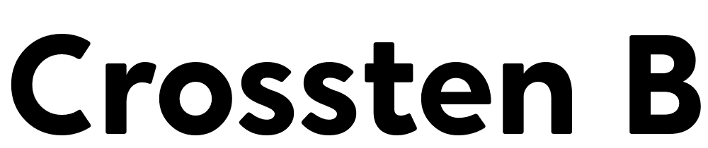 Crossten-Bold font family download free