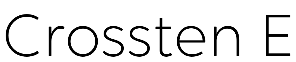 Crossten-ExtraLight font family download free