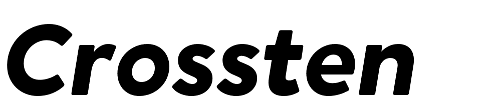 Crossten font family download free