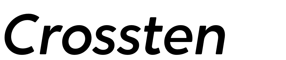 Crossten font family download free