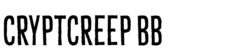 CryptCreep-BB font family download free