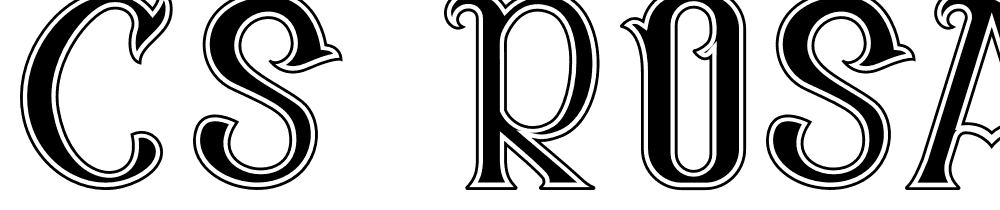 CS-Rosalia-Dropline font family download free