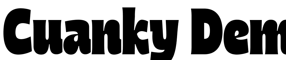 cuanky-demo font family download free