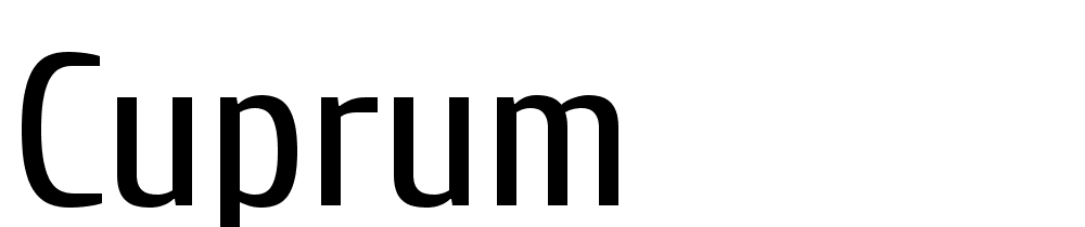 cuprum font family download free