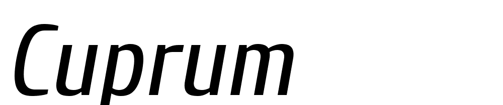 cuprum font family download free