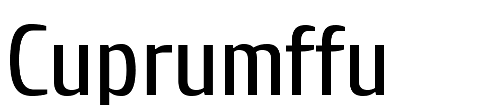 cuprumffu font family download free