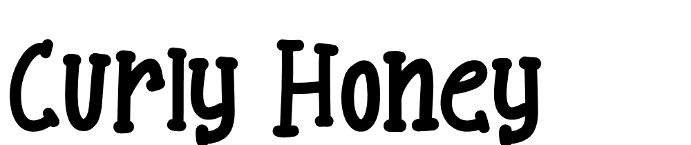 curly_honey font family download free