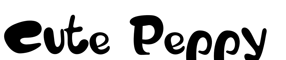 cute_peppy font family download free