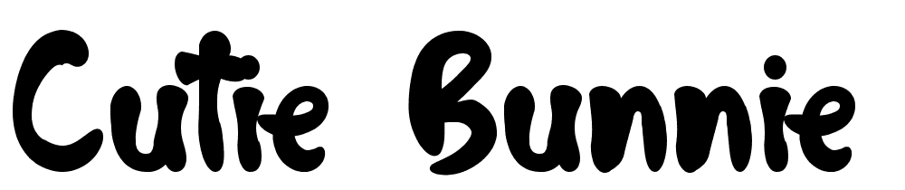 Cutie-Bunnie font family download free