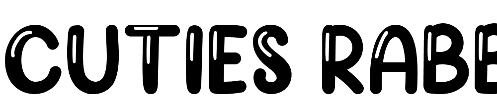 Cuties-Rabbits font family download free